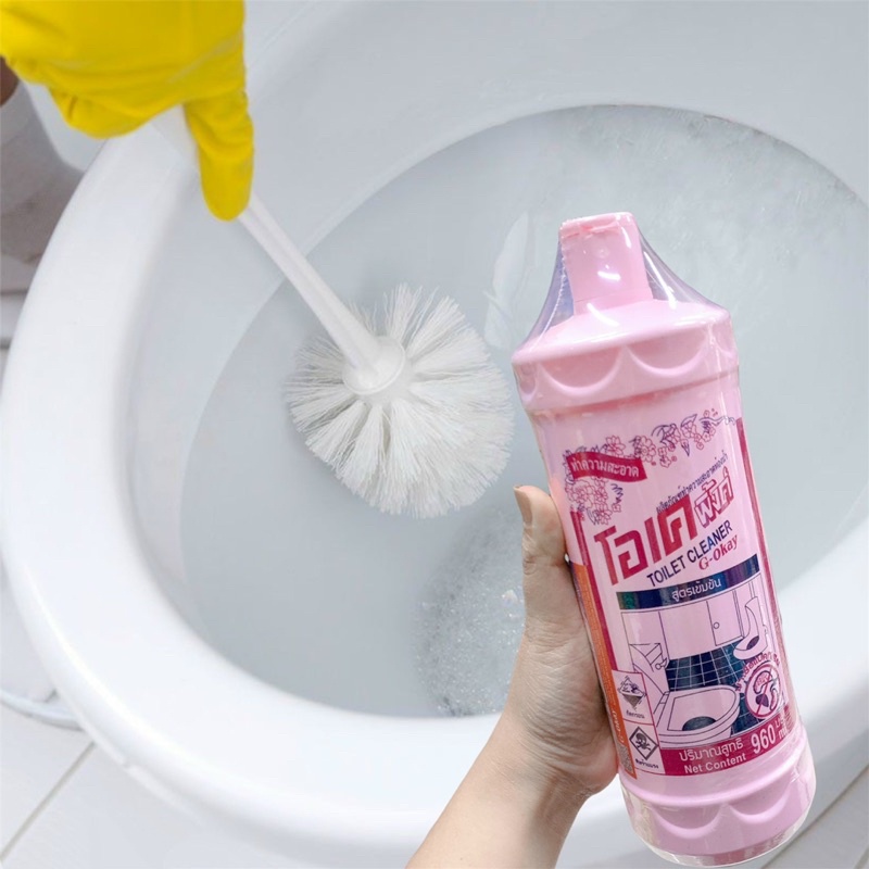 NƯỚC TẨY BỒN CẦU NHÀ VỆ SINH OKAY THÁI LAN 960 ML.