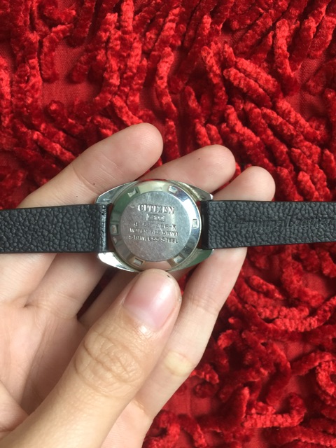 Đồng hồ nữ Citizen cơ cót  xanh dương hàng si