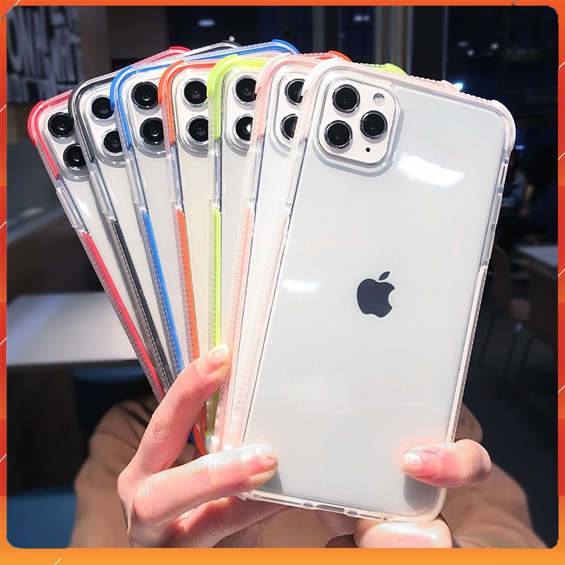 ỐP IP giá rẻ, Ốp lưng iphone Viền màu chống va đập 5/5s/6/6plus/6s/6splus/7/7plus/8/8plus/x/xr/xs/11/12/pro
