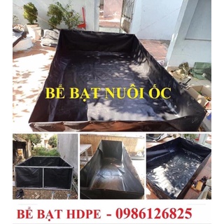 Bể bạt nuôi cá, lươn, ốc, ếch. Bể bạt chứa nước