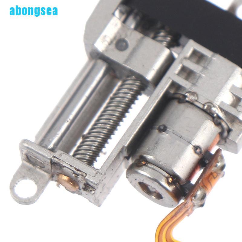 Abongsea Mini 5mm Stepper Motor with Planetary Gearbox, Metal Gears, Metal Screw Slide