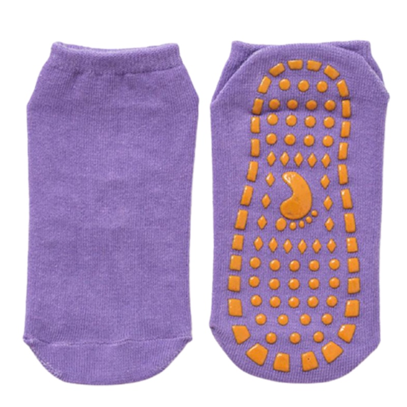 Vớ Thuyền Bằng Silicone Cotton Màu Trơn Chống Trượt Cho Bé Sơ Sinh