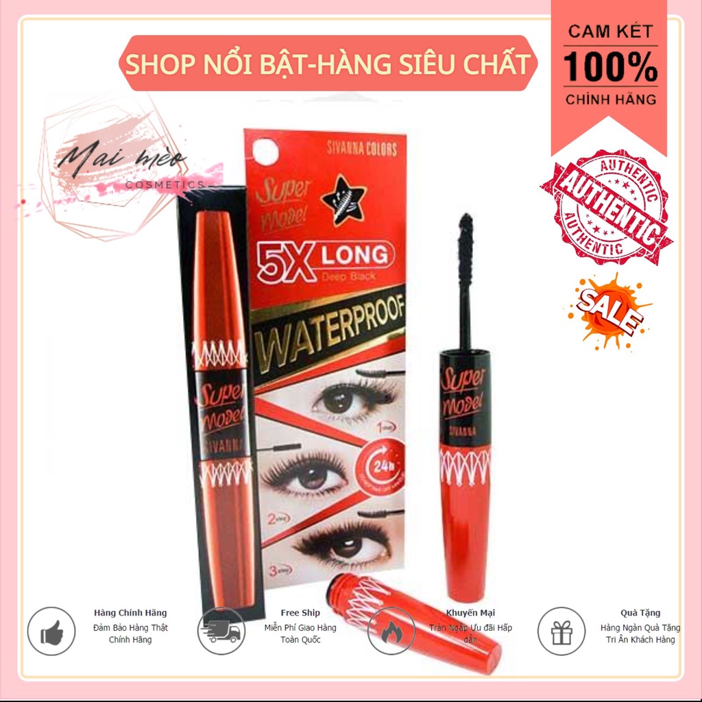 Mascara sivanna 5x 2 đầu