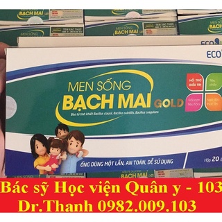 Men sống bạch mai gold (New Plus vi sinh dùng cho táo bón,tiêu chảy,rối loạn tiêu hóa,kém ăn chậm lớn)