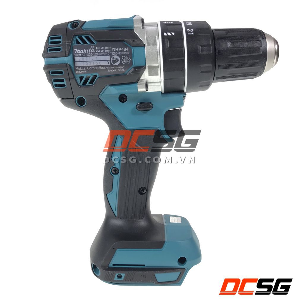 Máy khoan búa và vặn vít dùng pin 18V Makita DHP484Z (thân máy) | DCSG