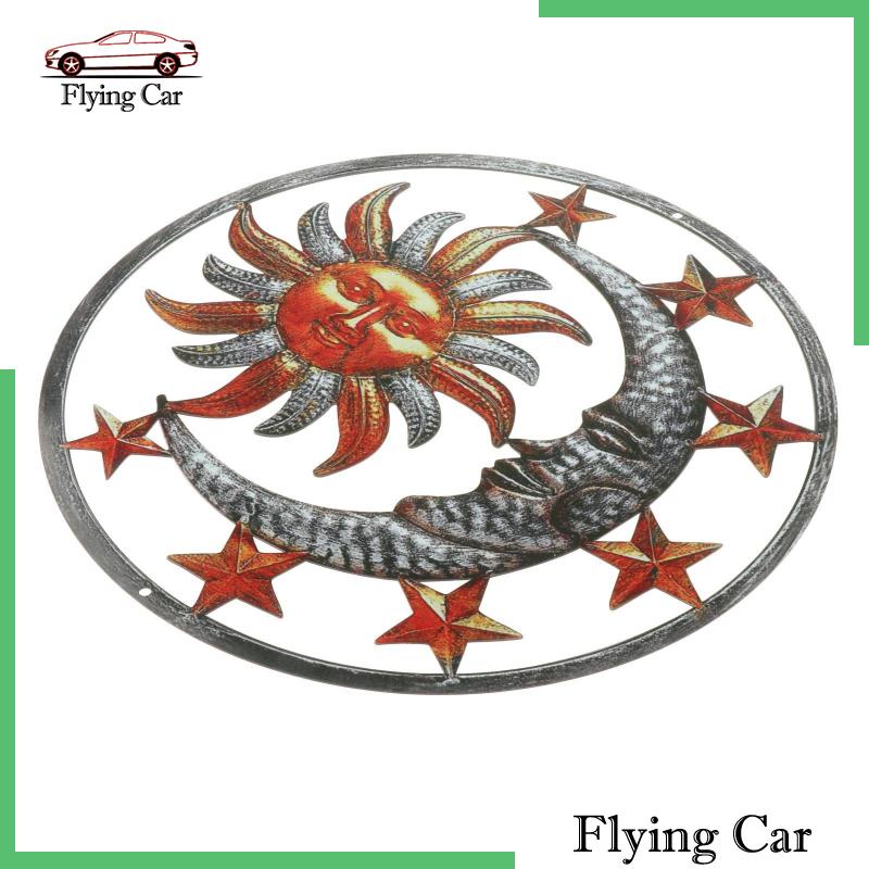 Mô Hình Mặt Trời Mặt Trăng Kim Loại 11 &quot;Lzdjfmy2 Trang Trí Nhà Cửa