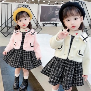 Sét váy dạ cho bé gái