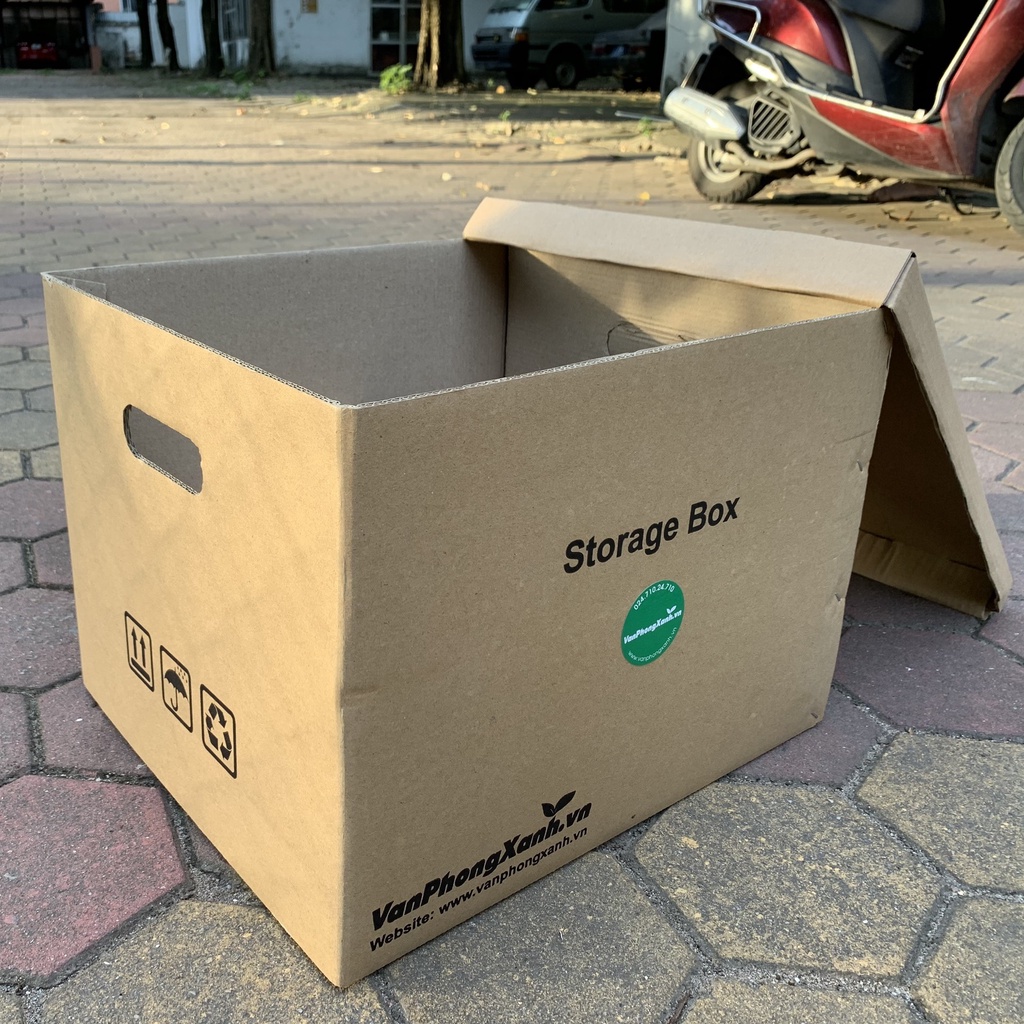 Thùng Carton Nắp Rời Đựng Tài Liệu Chuyên Dụng, 5 Lớp Chắc Chắn Gon Gàng Đông Đô