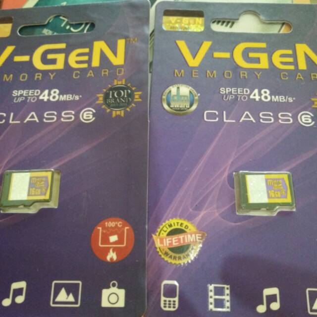 Thẻ nhớ V-Gen 8GB/16GB 100% Class 6 Micro SD