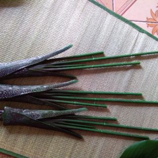 Cây chuối giả cảnh cao 1 met( kèm chậu)