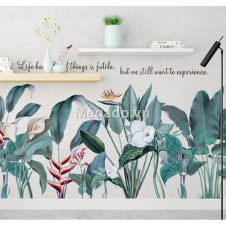 Decal dán tường cây xanh A169