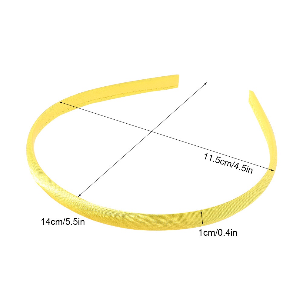 Cài tóc vải trơn phi bóng đơn giản nhiều màu cho nữ CA14