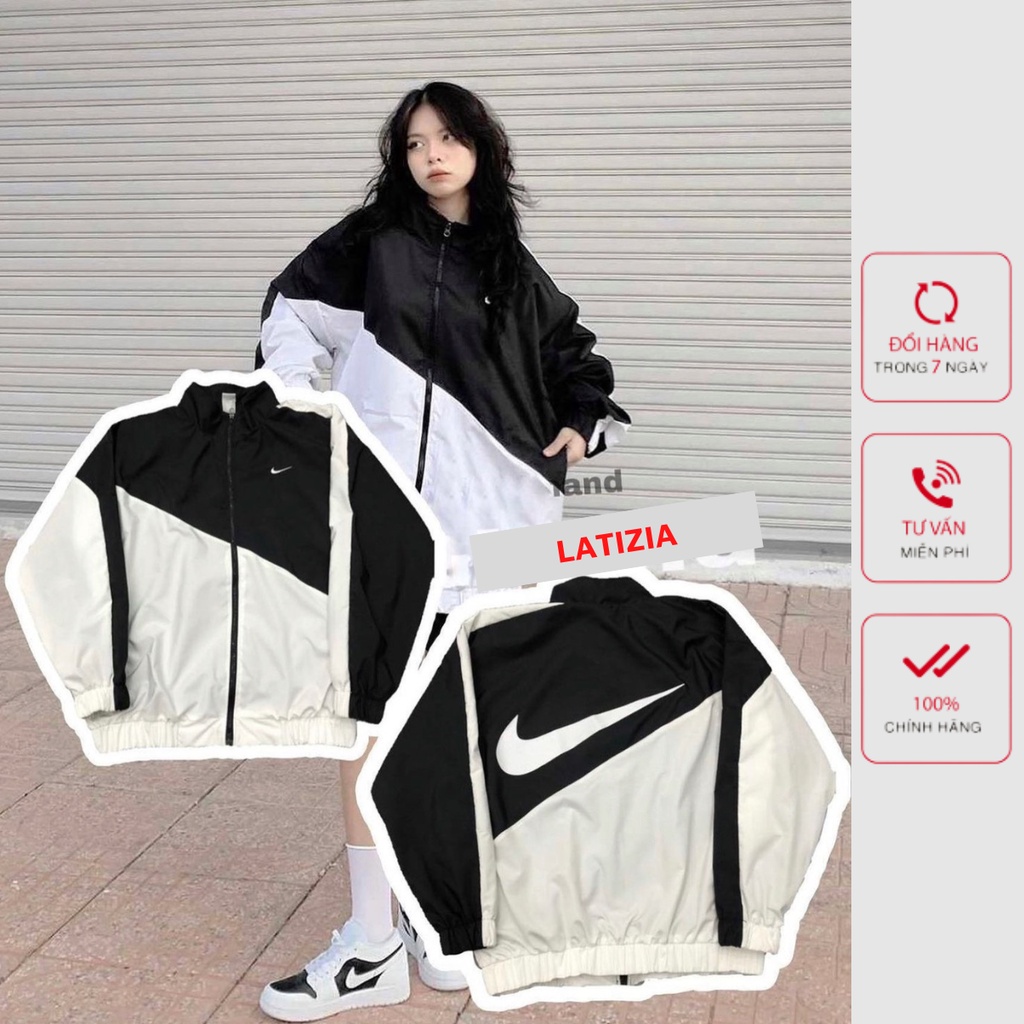 Áo Khoác Nike Chính Hãng Nam Nữ Dù 2 Lớp Vải Cao Cấp - Latizia.vn