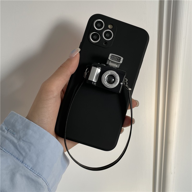Ốp điện thoại TPU mềm hình máy chụp hình cho Iphone 12 Pro 12 Pro 12 12 Mini 11 Pro 11 Pro 11 Xs Max Xr Xs x 8 8 7 Plus