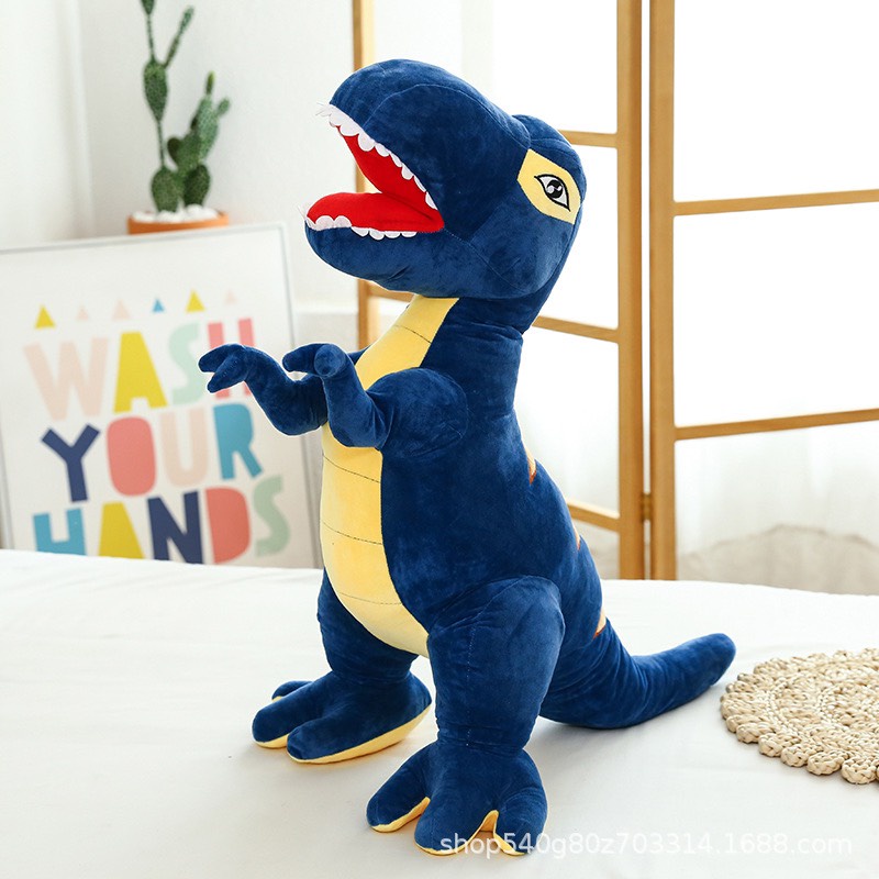 Gấu bông hình khủnh long làm quà tặng cho bé siêu đáng yêu , Gối ôm khủng long cho bé nhiều kích thước mẫu mẫu mới 2023