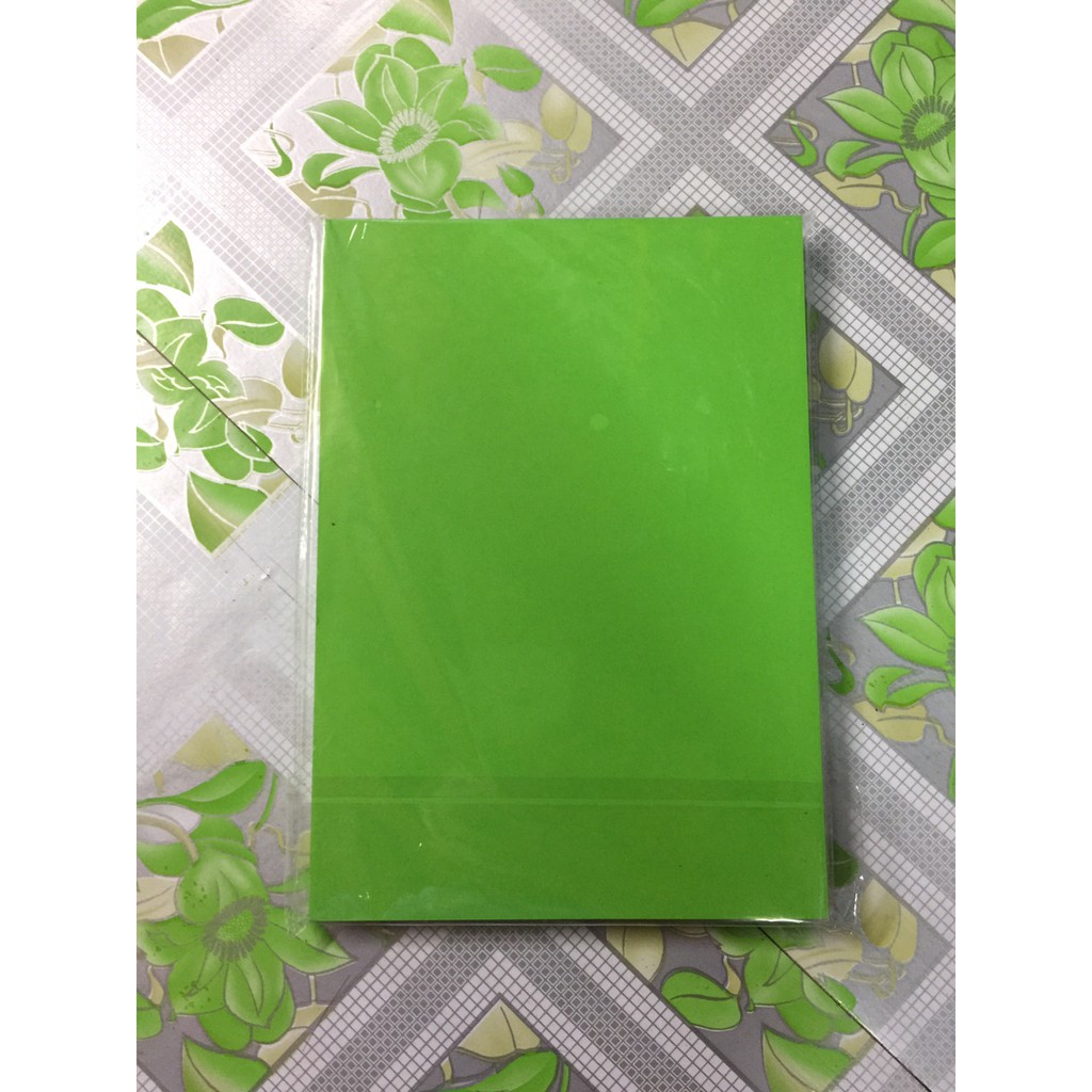 XẤP 100 TỜ BÌA MÀU MỸ KHỔ A4
