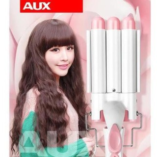 Máy Làm Tóc Sóng Nước-Máy uốn xoăn 3 trục-tặng kèm phụ kiện