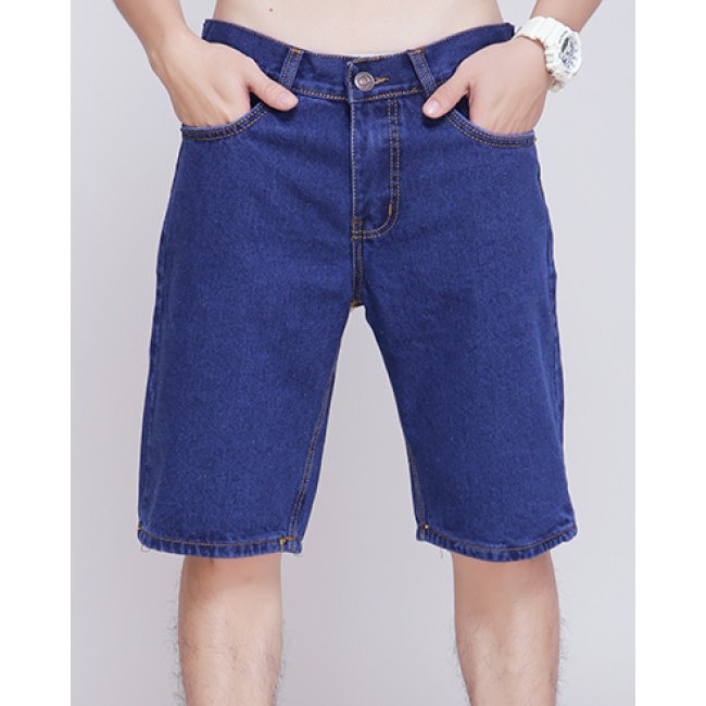 Quần shorts jeans nam ống suông trung niên vãi đẹp size 28 đến 40