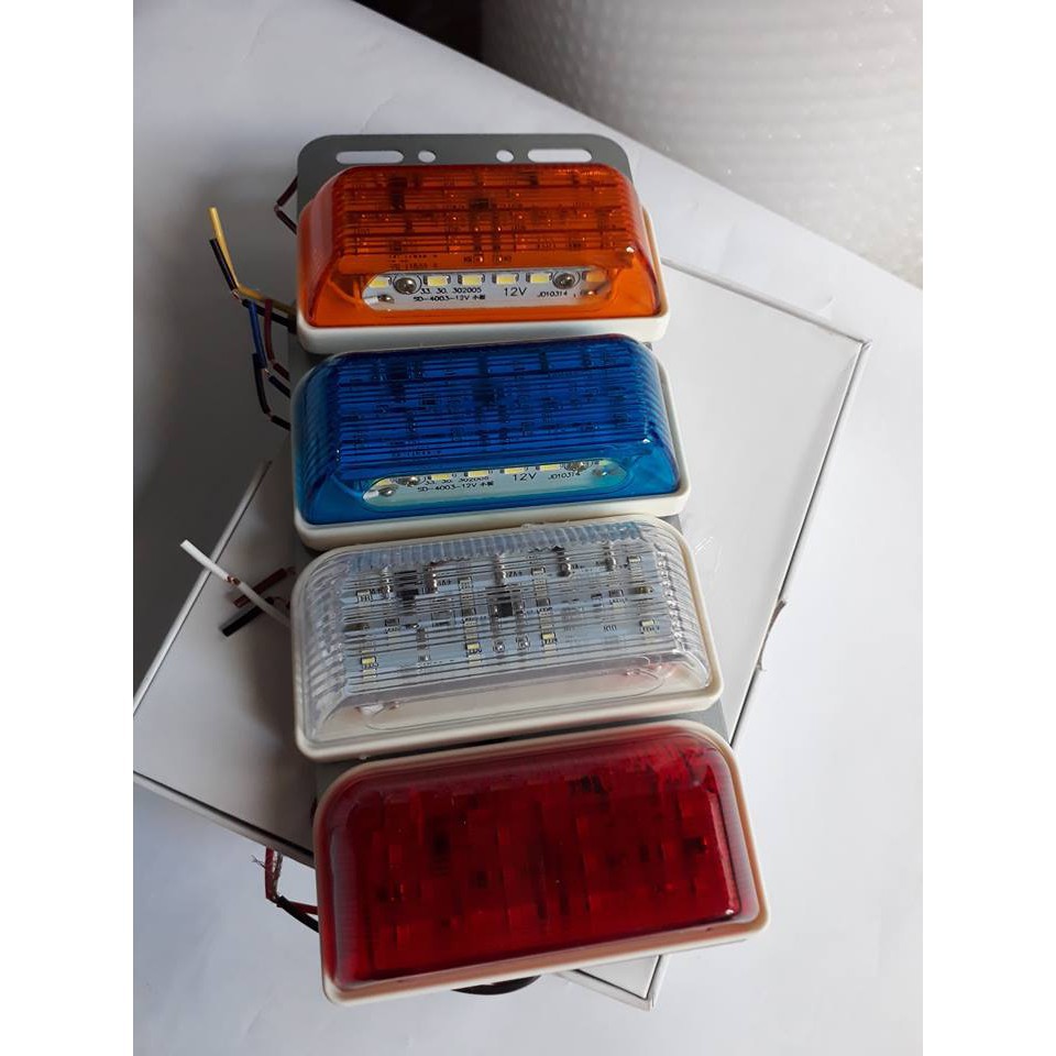 COM BO 2 cái ĐÈN  LED ỐP SƯỜN XE 4003