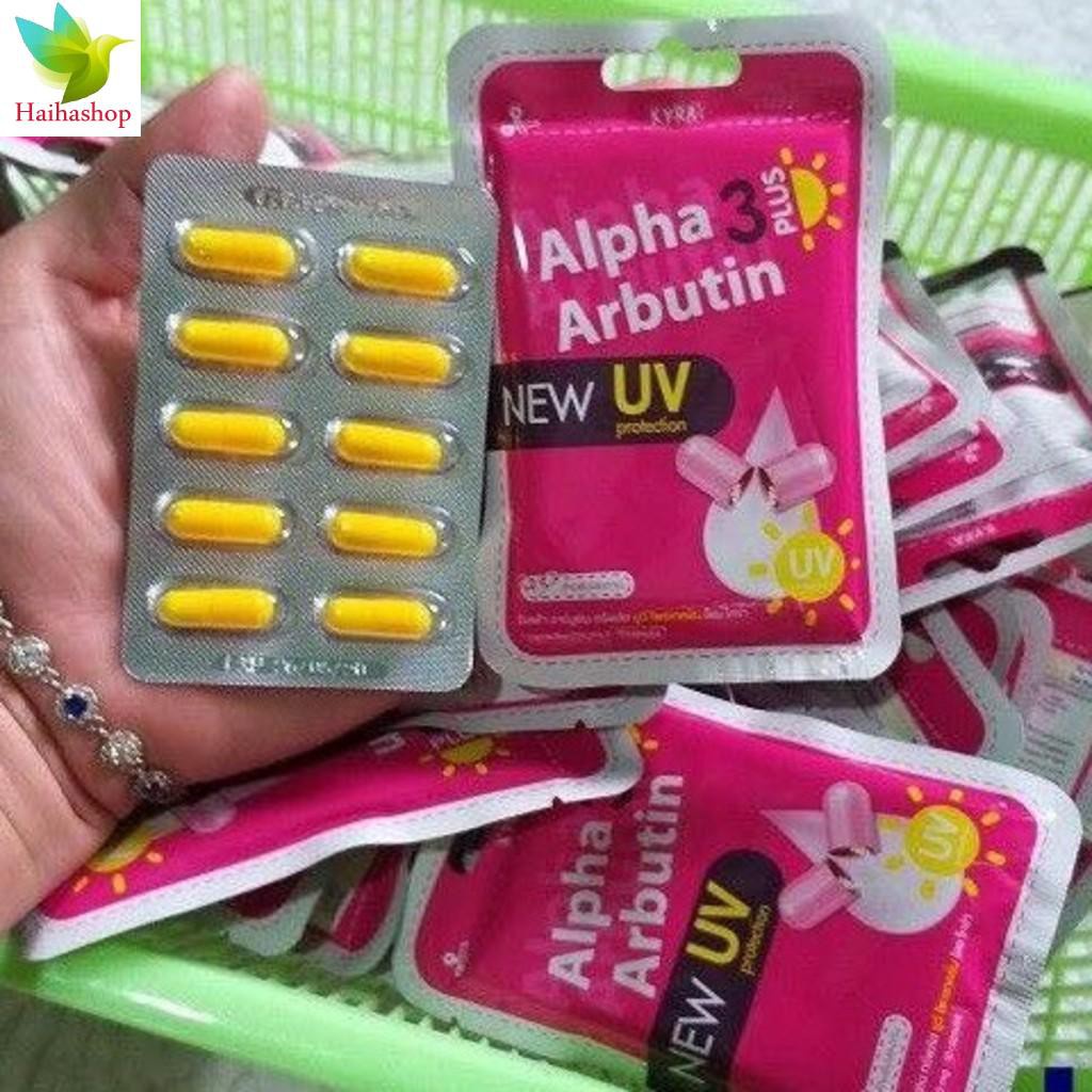 Hộp 10 Viên KíchTrắng AlphaArbutin Thái Lan mẫu mới