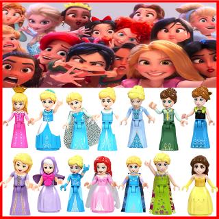Single Sales F002 Friend Series Accessories DIY Princess Belle Model Building Blocks Girl Toy Compatible city lego Children's Gift Friends Block Learning Gifts