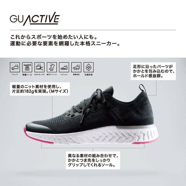 Giày thể thao, Sneakers GU Nữ nội địa Nhật