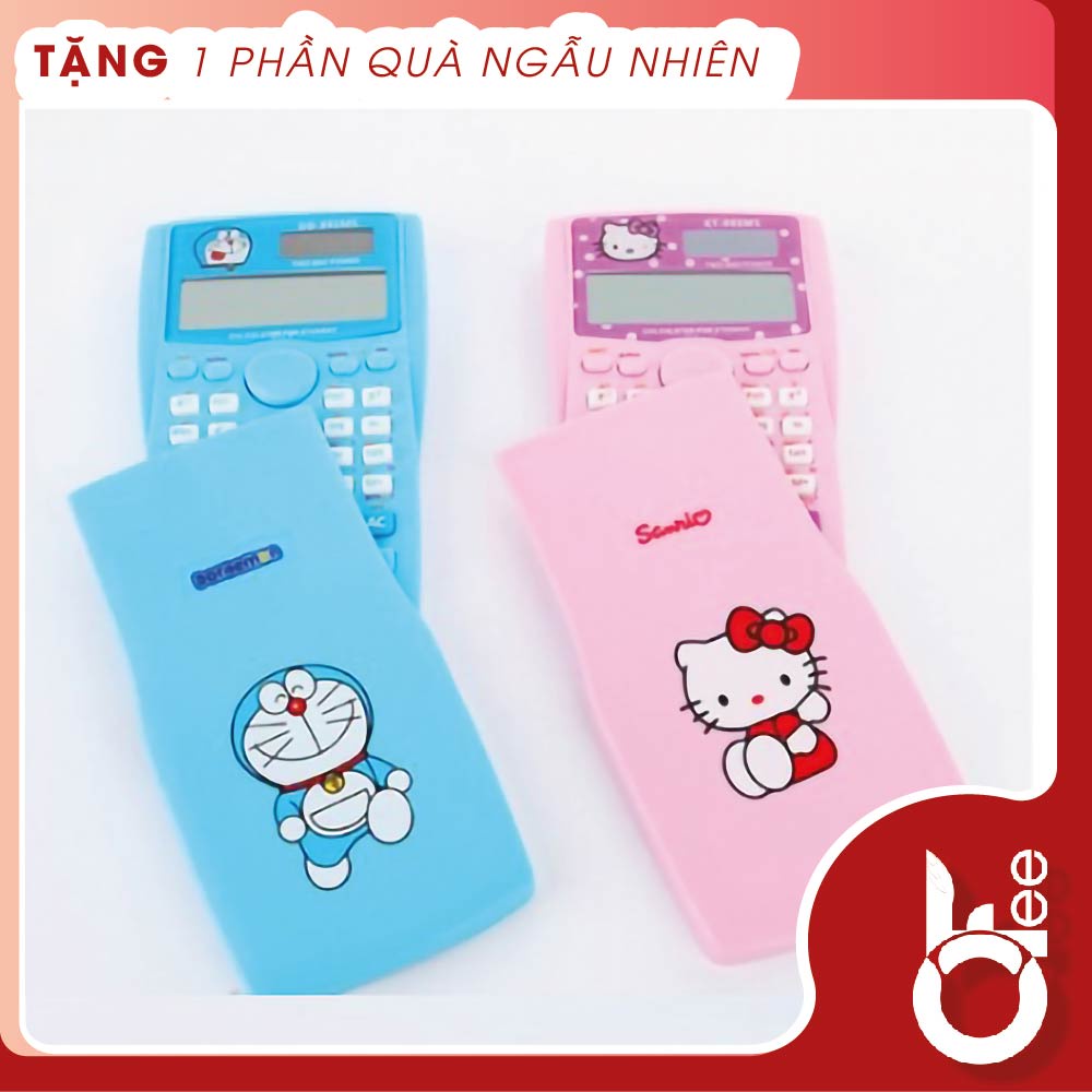 MÁY TÍNH FX CHO BÉ HÌNH HELLO KITTY/ DOREMON
