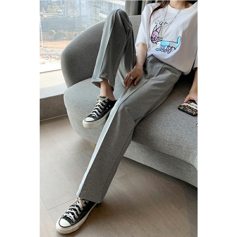 NRVP Quần thể thao ống rộng phong cách thời trang Hàn Quốc dành cho nam và nữ