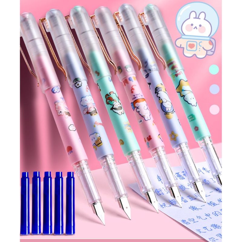 Set 6 Bút Bơm Mực Di Động Tiện Dụng