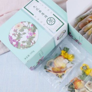 Trà thảo mộc chống hôi miệng: Kim Quất Bạc Hà Quả Sung Lá dâu tằm Hoa cúc Trần bì - Giúp hơi thở thơm mát trà hoa mix vị