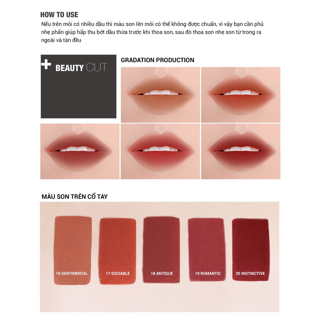 Son lì Bbia Last Lipstick Version 4 (5 màu) 3.5g - Bbia Offical Store | BigBuy360 - bigbuy360.vn