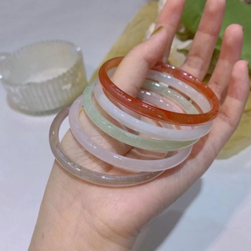 Vòng Tay Mặt Kính 62mm Thời Trang Nữ Tính Phong Cách Trung Hoa