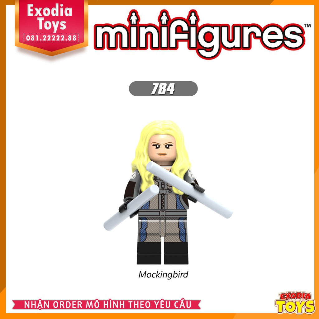 Xếp hình Minifigure Nhân vật đội đặc nhiệm SHIELD : Agents of SHIELD - Đồ Chơi Lắp Ghép Sáng Tạo - XINH X0182