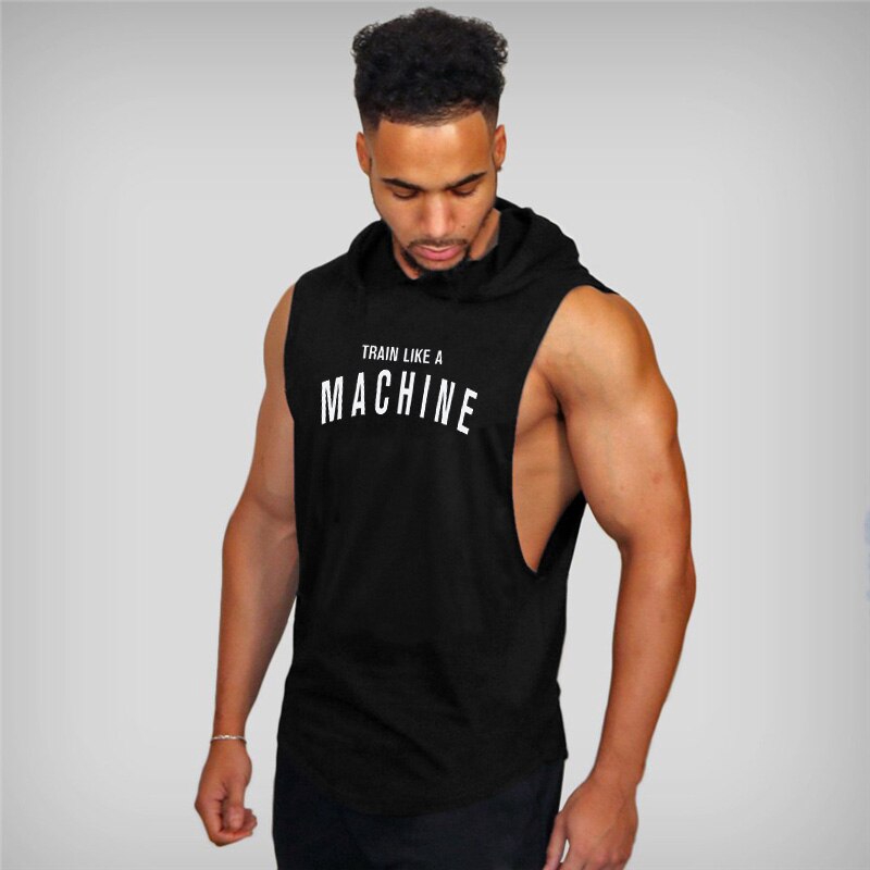 Áo Hoodie Không Tay Tập Thể Thao Cho Nam