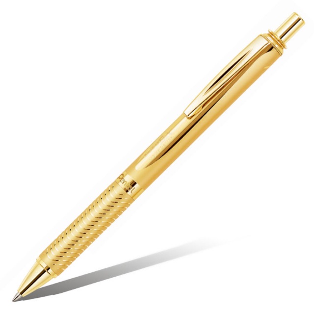 Bút Ký Cao Cấp mực Gel Pentel BL407 - Mạ Vàng