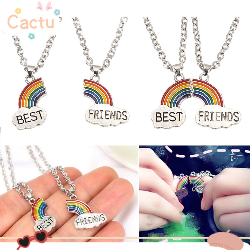 Dây Chuyền Trang Sức Màu Cầu Vồng Thời Trang Dành Cho Cặp Đôi