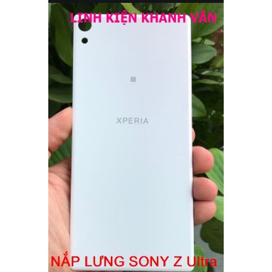 NẮP LƯNG SONY Z Ultra MÀU TRẤNG