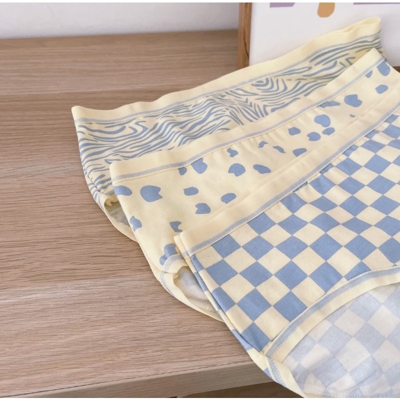 Quần lót nữ cotton kháng khuẩn hoạ tiết dễ thương QL002