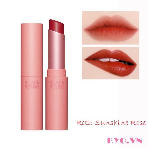 Son thỏi Blackrouge Rose Velvet Lipstick #R02