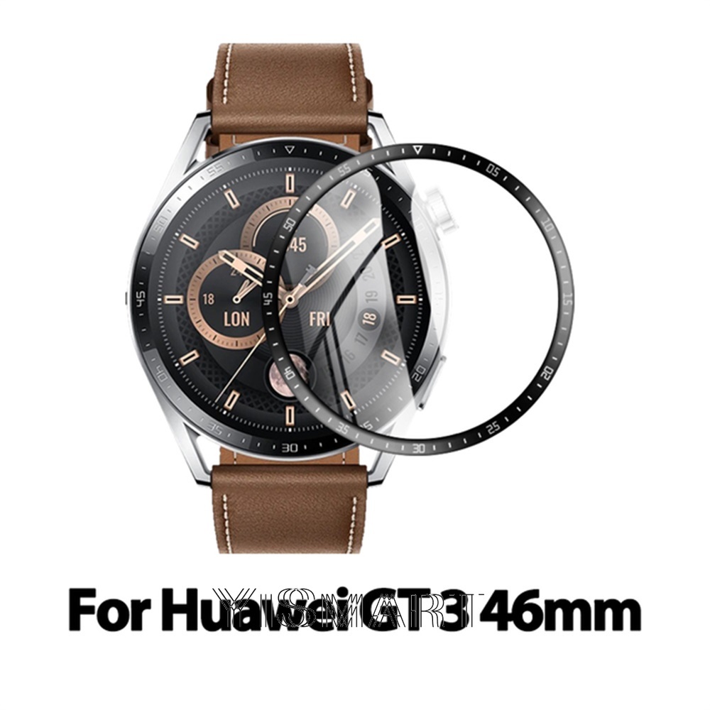 Miếng dán bảo vệ màn hình viền cong 3D cao cấp cho đồng hồ thông minh Huawei GT 3 GT3 42mm 46mm