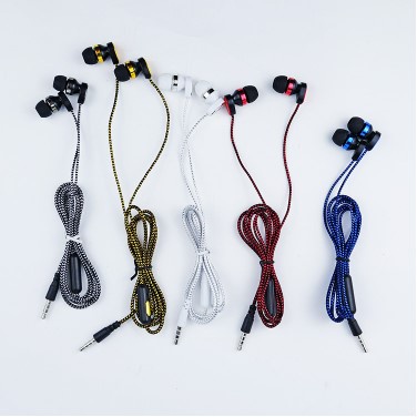 Tai nghe gaming nhét tai có dây giắc cắm 3.5mm loa kép chống ồn