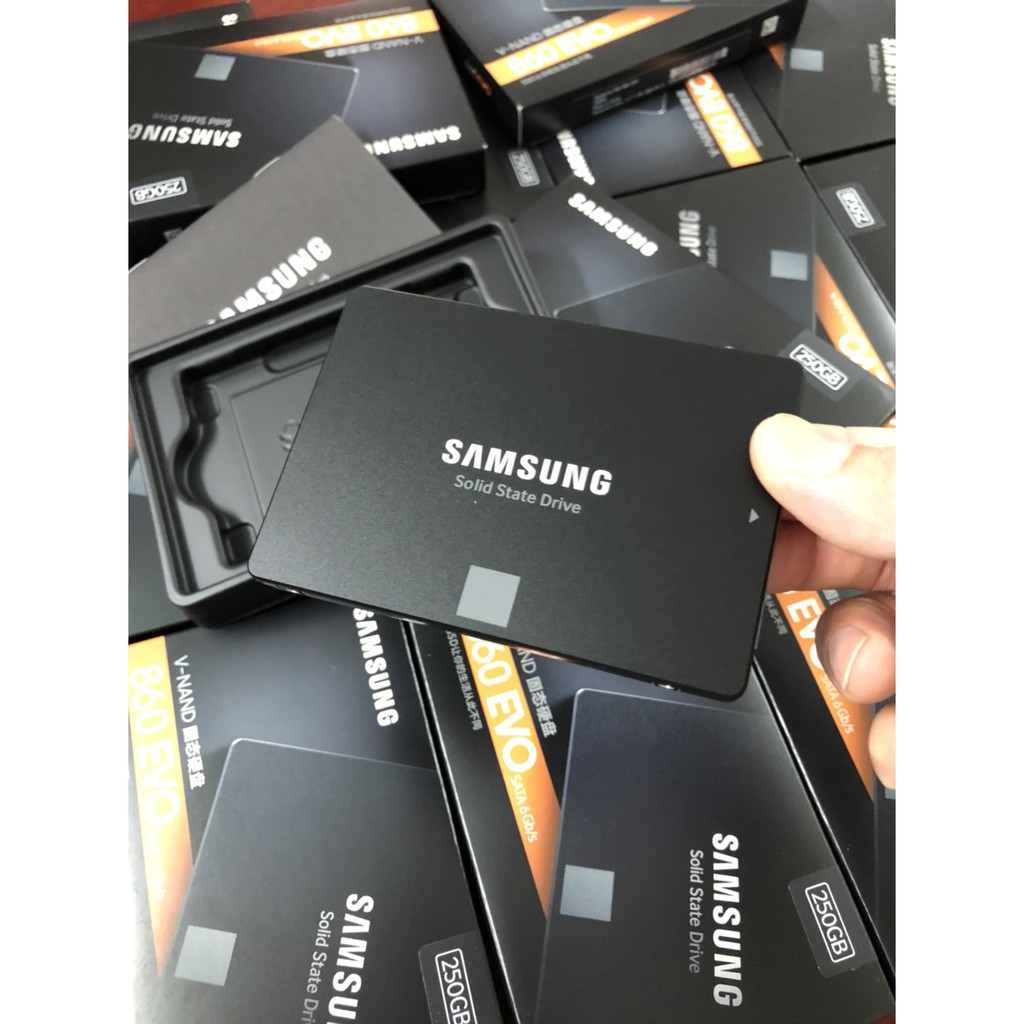 [BH 5 NĂM] SSD SAMSUNG EVO 860 250G CHẤT LƯỢNG, SATA III 6Gb/s 2.5 inch cao cấp chính hãng