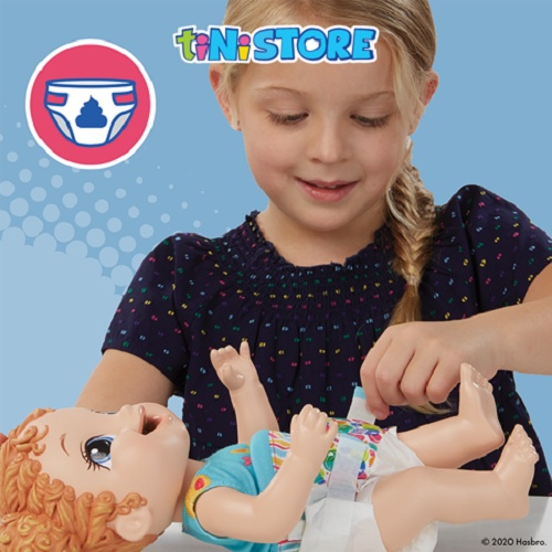 Đồ chơi bé gái Hasbro búp bê tóc vàng làm bữa sáng Baby Alive E8974