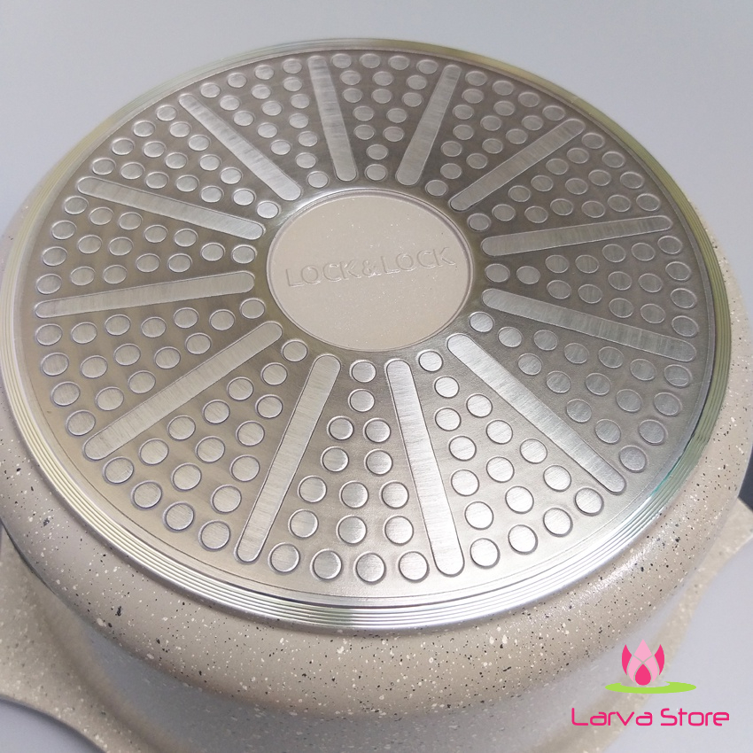 Nồi Đá Cao Cấp Lock&amp;Lock Stone LCA6202D IH 20cm (Đáy từ) - Larva Store