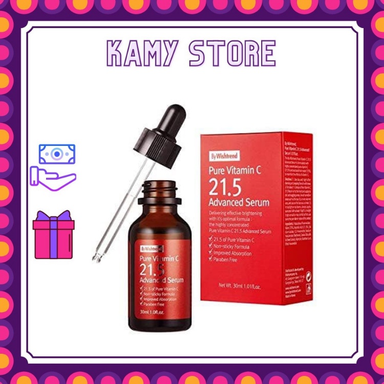 Tinh Chất Vitamin C Dưỡng Trắng Da, Mờ Thâm Nám By Wishtrend Pure Vitamin C 21.5