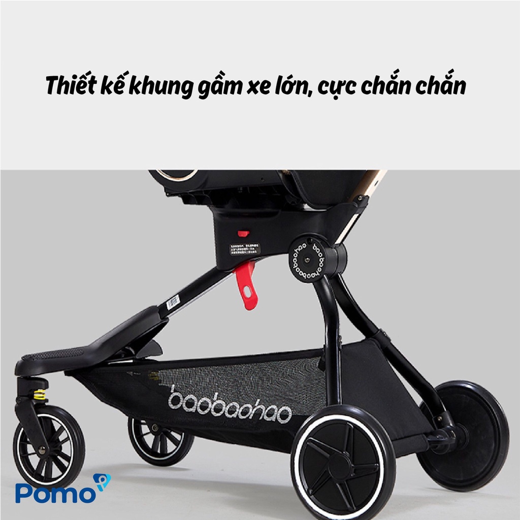 Xe Đẩy Du Lịch Gấp Gọn 2 Chiều Baobaohao V18 Cho Bé