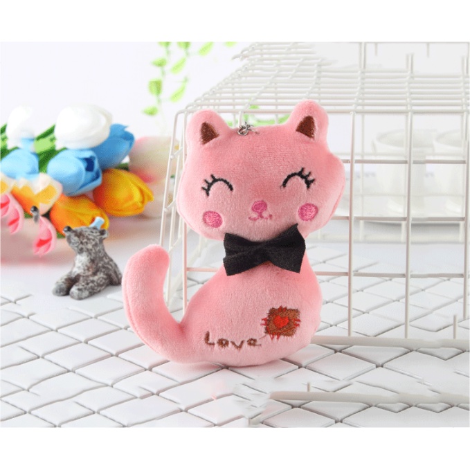 Móc khóa hình gấu treo balo túi xách siêu cute LOTSTORE MK17