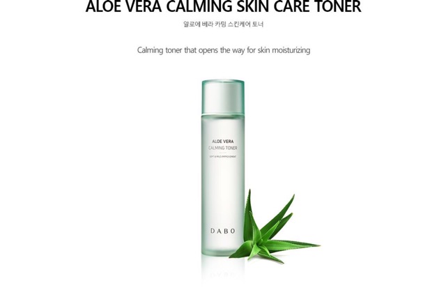 Nước Hoa Hồng Dưỡng Ẩm DABO ALOE VERA CALMING toner 150ml