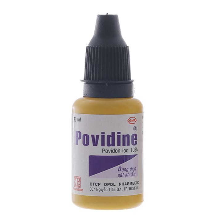 Dung dịch sát khuẩn povidine 10% chai 20ml