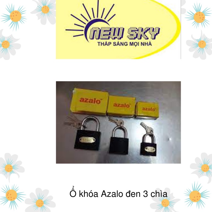 Ổ khóa 3 chìa giá rẻ dùng để khóa cửa, khóa cổng